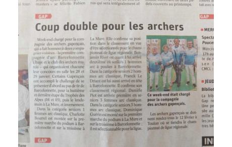 Coup double pour les Archers