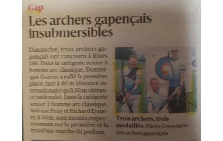 Les Archers Gapençais insubmersibles